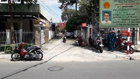 Hiện trường vụ việc.