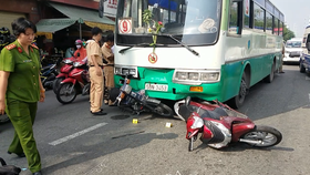 Hiện trường vụ việc.