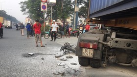 Hiện trường vụ việc.