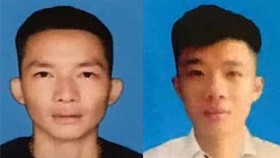 Hai đối tượng Quyết và Nam (từ trái qua phải)