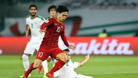 Công Phượng thường được ông Park tin dùng trong các trận đối đầu với những đội đến từ Tây Á. Ảnh: Minh Hoàng