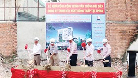 Khởi công xây dựng công trình Văn phòng đại diện Công ty Xổ số kiến thiết Đồng Tháp tại TPHCM