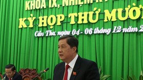 Ông Phạm Văn Hiểu, Chủ tịch HĐND TP Cần Thơ
