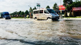 Cảnh báo đỉnh triều cường mới sẽ gây ngập lụt ở vùng trũng thấp, đô thị ven sông ĐBSCL