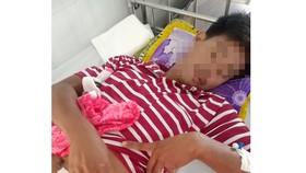 Anh Công đang điều trị ở bệnh viện