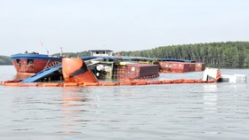 Nạo vét luồng cho tàu có mớn nước 9,5m qua khu vực chìm tàu ở Cần Giờ