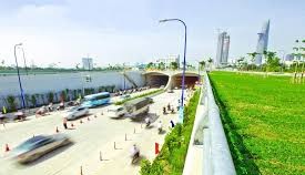 Cấm xe lưu thông qua hầm sông Sài Gòn trong 2 ngày