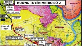 Tuyến Metro số 2 Bến Thành - Tham Lương nối dài đến Thủ Thiêm