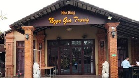 Một hạng mục vi phạm xây dựng trong Gia Trang quán - Tràm Chim resort