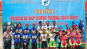 Xe đạp nữ An Giang tỏ ra quá mạnh ở giải VĐQG.