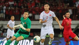 Duy Mạnh vui mừng sau bàn thắng. Ảnh: AFC