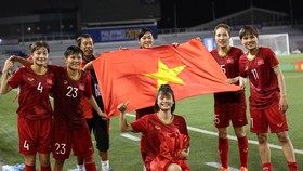 Các cô gái vàng của bóng đá Việt Nam. Ảnh: Đông Huyền