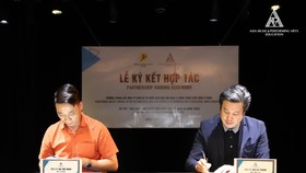 At the signing ceremony (Photo: AMPA Education)