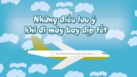 Những điều lưu ý khi đi máy bay dịp tết