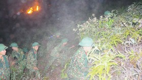 Cơ bản khống chế được đám cháy rừng ở Hà Tĩnh
