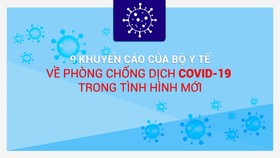 9 khuyến cáo của Bộ Y tế về phòng chống dịch Covid-19 trong tình hình mới