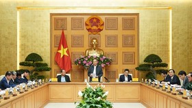 Thường trực Chính phủ họp ngày 27-2. Ảnh: VGP