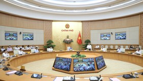 Hội nghị về cải cách hành chính ngày 19-5. Ảnh: QUANG PHÚC