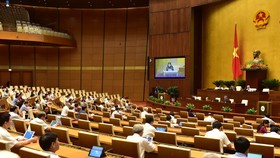 Toàn cảnh phiên họp Quốc hội. Ảnh: QUANG PHÚC