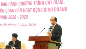 Bộ trưởng, Chủ nhiệm VPCP Mai Tiến Dũng phát biểu