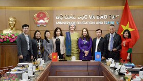 Các đại biểu Việt Nam tham dự Hội nghị trực tuyến của Tổ chức Bộ trưởng Giáo dục các nước Đông Nam Á