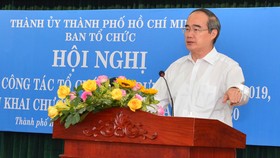 Bí thư Thành ủy TPHCM Nguyễn Thiện Nhân: Nhân sự cho đại hội Đảng các cấp đang rất cấp bách