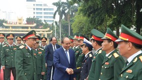Thủ tướng Nguyễn Xuân Phúc thăm và làm việc tại Học viện Quốc phòng