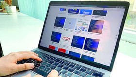 It is easy to find ICT products or solutions in this ICT e-marketplace. (Photo: SGGP)