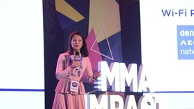 Phan Bich Tam, country manager of the Mobile Marketing Association for Vietnam, Myanmar and Cambodia, says that brands need to focus on innovation, keeping in mind consumers' behavioral changes during the COVID-19 pandemic. — Photo courtesy of MMA
