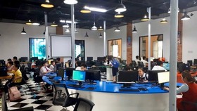 The first of state-of-the-art library has been operational in Tran Dai Nghia High School for gifted students (Photo: SGGP)