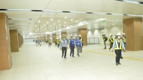 Underground space for Ben Thanh- Suoi Tien metro (Photo: SGGP)