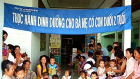 Vietnam is facing a challenge to improve its human capital index is the high proportion of stunted children *Photo: SGGP)