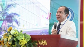 Deputy Director of the municipal Department of Health Tang Chi Thuong speaks at the conference (Photo: SGGP)