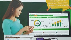 The 'Make in Vietnam' platform for school management. (Photo: SGGP)