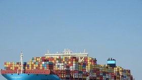 Margrethe Maersk, one of the world’s largest container ships, is set to arrive at Cai Mep International Terminal (CMIT) in the southern province of Ba Ria-Vung Tau on October 26 (Photo: vesselfinder.com)