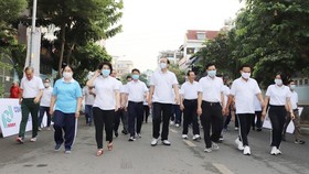 Leaders and staffs of state organizations attend the event (Photo: SGGP)