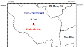 The epicenter located at around 8.1 kilometers deep underground.