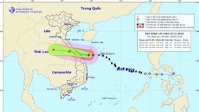 Path map of storm Noul on September 18