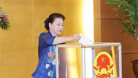 NA Chairwoman Nguyen Thi Kim Ngan at the event (Photo: VNA)