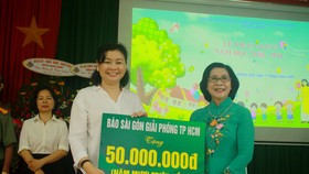 Khoảng 2 tỷ đồng hỗ trợ Trung tâm Nuôi dạy trẻ khuyết tật Võ Hồng Sơn