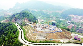 Đóng nắp hầm dự án Lady Hill Resort Sa Pa