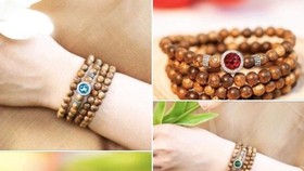 Vòng tay trầm hương rao bán tràn lan trên mạng