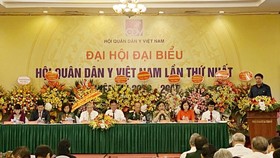 Đại hội đại biểu Hội Quân dân y Việt Nam lần thứ nhất, nhiệm kỳ 2020 - 2025 diễn ra tại Hà Nội, sáng 11-7-2020
