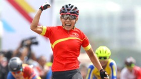 Tay đua Nguyễn Thị Thật đang là nhà đương kim vô địch châu Á. Ảnh: PHƯƠNG MINH