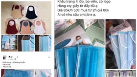 Cẩn trọng mua khẩu trang qua mạng