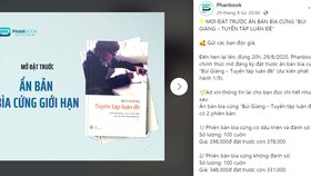 “Cơn sốt” sách phiên bản giới hạn