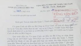 Dự án Khu dân cư Hòa Lân: Bộ Công an phát hiện chữ ký giả trong hồ sơ của Công ty Thiên Phú