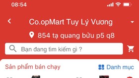 App Saigon Co.op rất dễ thao tác trên điện thoại