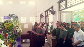 Thăng quân hàm cho đại úy công an tử vong lúc trực Tết