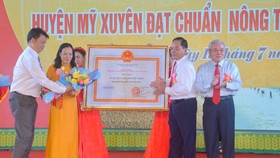 Huyện Mỹ Xuyên đạt chuẩn Nông thôn mới